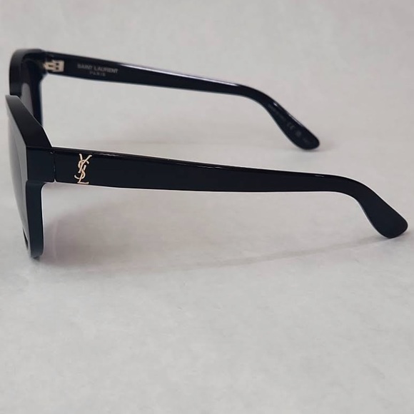 YSL SUNGLASSES Saint Laurent Black Sunnies with CASE AUTHENTIC - Picture 11 of 12